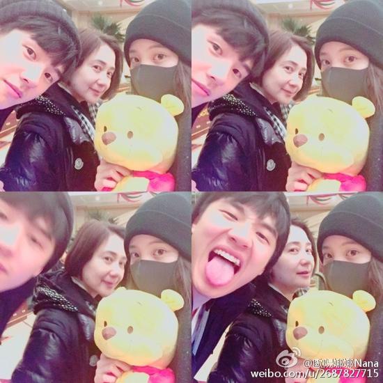 歐陽娜娜微博曬與母親劉昊然合影 歐陽娜娜微博曬與母親劉昊然合影