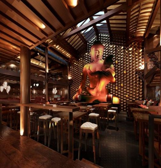 佛像“助陣”酒吧，爭議炸開鍋