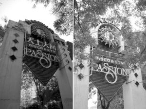 臺州溫嶺版“天上人間”（左）和北京版“天上人間”（右）相比，連店標都一模一樣