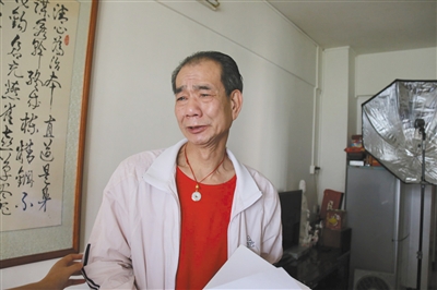 嫖娼事件后，區(qū)少坤向記者訴說委屈，他說：“這是一個圈套”。李根 攝