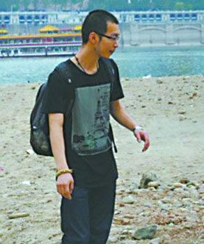 喜歡考古的小楊。受訪者供圖