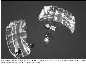 空降倫敦碗表演 空降倫敦碗表演