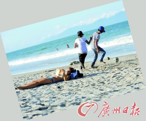 動靜皆宜的沙灘。