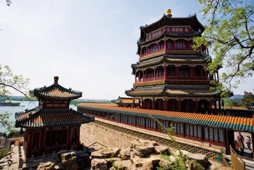 北方的皇家園林象征著盛世的繁華。