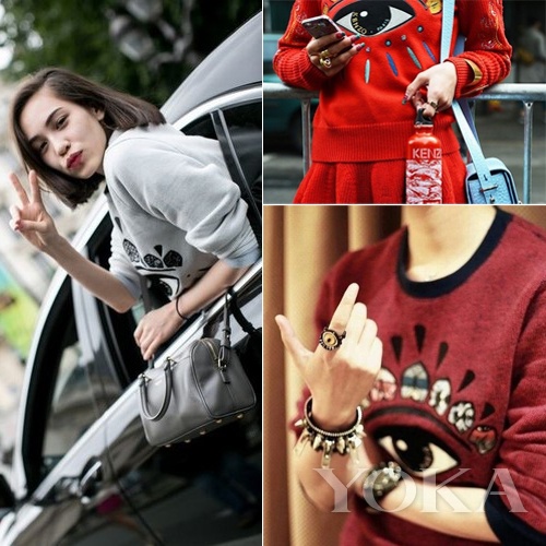 明星示范Kenzo獨(dú)眼衛(wèi)衣潮爆登場 明星示范Kenzo獨(dú)眼衛(wèi)衣潮爆登場