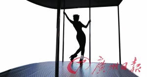 淋病是人類特有的疾病之一，性接觸是主要傳染形式。圖為美國一名性工作者在跳鋼管舞。