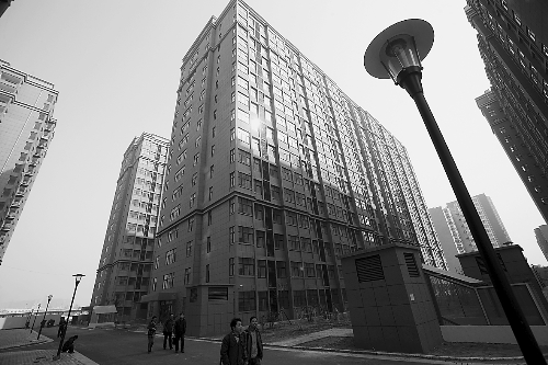 已基本建成的公租房。記者 史長來 攝