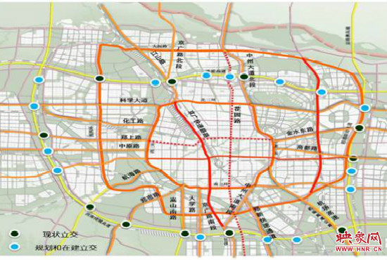 兩環(huán)十七放射景觀廊道建設(shè)。