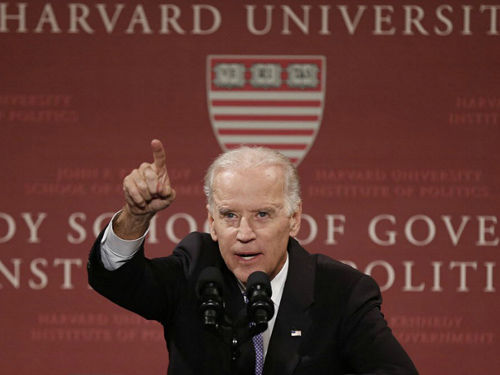 美國(guó)副總統(tǒng)拜登。資料圖