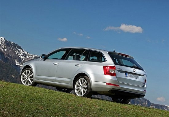 斯柯達新一代明銳旅行版車型官圖