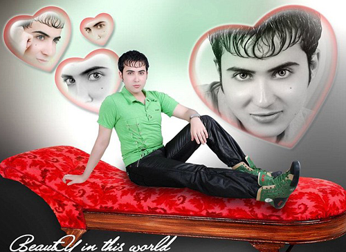 伊拉克18歲大學(xué)生自稱地球上最帥男人(網(wǎng)頁(yè)截圖)