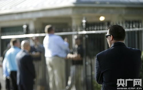 白宮護欄加裝帶刺鋼釘 白宮護欄加裝帶刺鋼釘