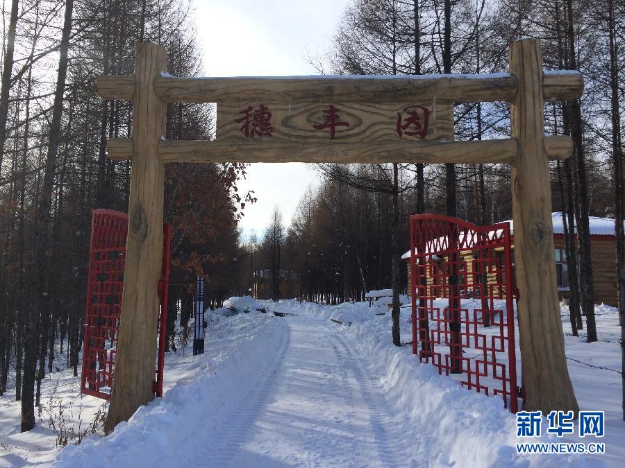 北山一隅的穗豐園（2013年12月8日攝）。新華社記者程子龍攝