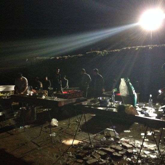 龍頭山鎮(zhèn)災民安置點。澎湃新聞 程藝輝 圖