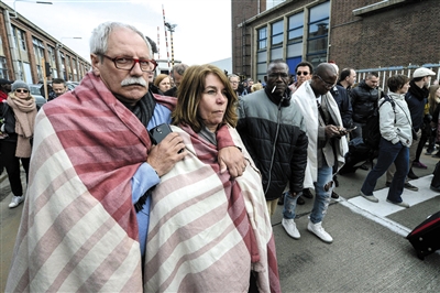 扎芬特姆國(guó)際機(jī)場(chǎng)，乘客被緊急疏散。圖/CFP