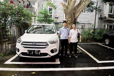 渝北警方送還追回的翼虎SUV。 渝北警方供圖