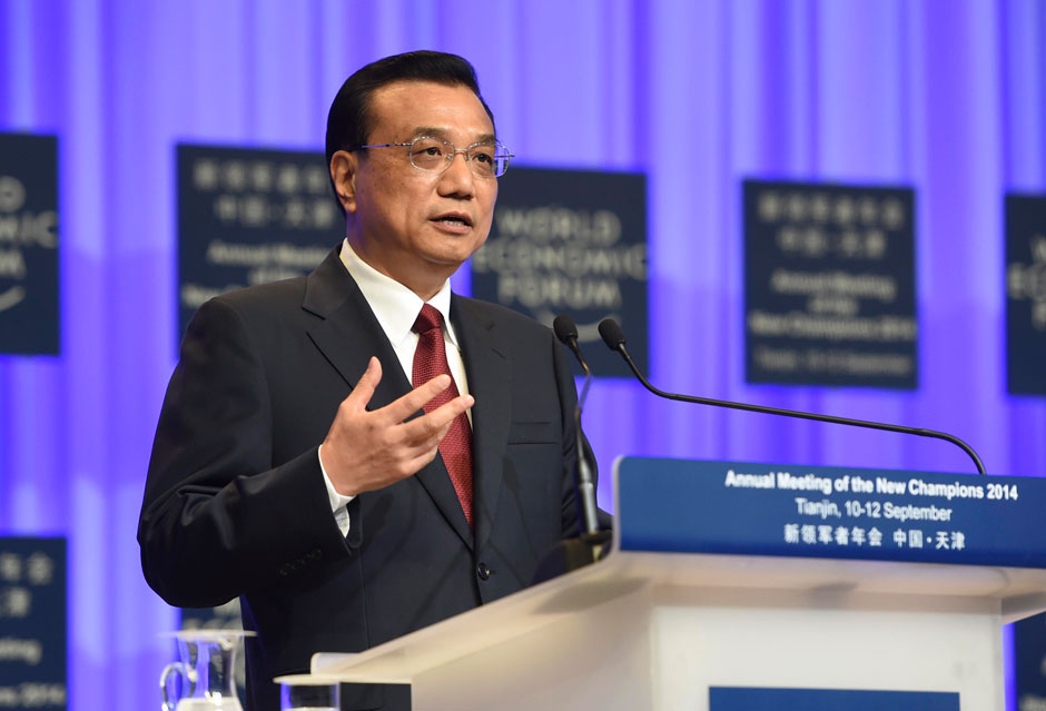 李克強(qiáng)總理出席夏季達(dá)沃斯論壇并發(fā)表開幕式致辭。