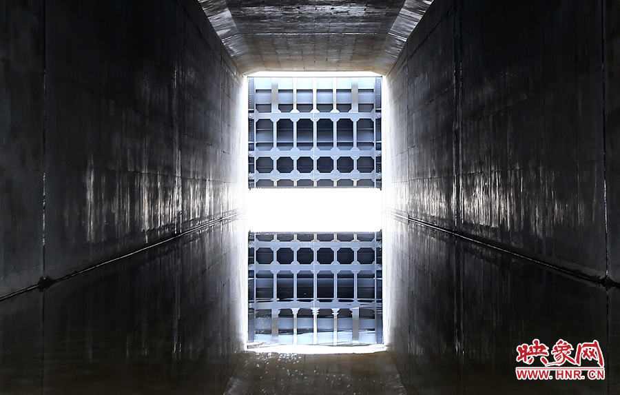 完工的南水北調(diào)水渠，靜靜的等待著首次通水