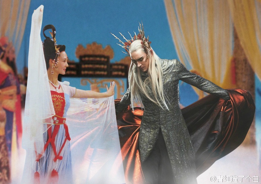 網(wǎng)友PS“中土東土聯(lián)誼會(huì)” 畫風(fēng)優(yōu)美毫無違和感 網(wǎng)友PS“中土東土聯(lián)誼會(huì)” 畫風(fēng)優(yōu)美毫無違和感