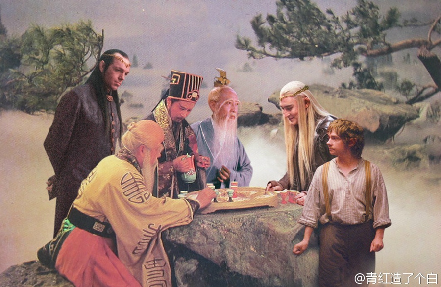 網(wǎng)友PS“中土東土聯(lián)誼會(huì)” 畫風(fēng)優(yōu)美毫無違和感 網(wǎng)友PS“中土東土聯(lián)誼會(huì)” 畫風(fēng)優(yōu)美毫無違和感