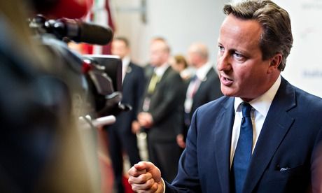 　資料圖：英國首相卡梅倫。