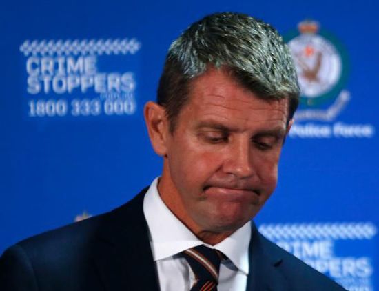 　新南威爾士州州長(zhǎng)Mike Baird出席新聞發(fā)布會(huì)。