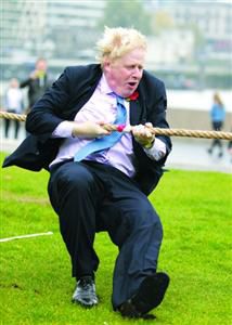 倫敦市長參加拔河比賽 倫敦市長參加拔河比賽