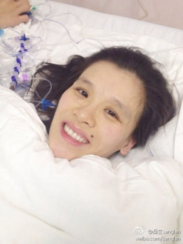 　圖片來源;桑蘭微博。