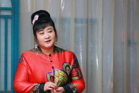 主持人香香在電視劇《嘿，真不是鬧著玩的》飾演大白鵝