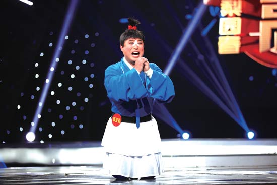 郭亞勛在《梨園春》“名師高徒”現(xiàn)場(chǎng) 郭亞勛在《梨園春》“名師高徒”現(xiàn)場(chǎng)